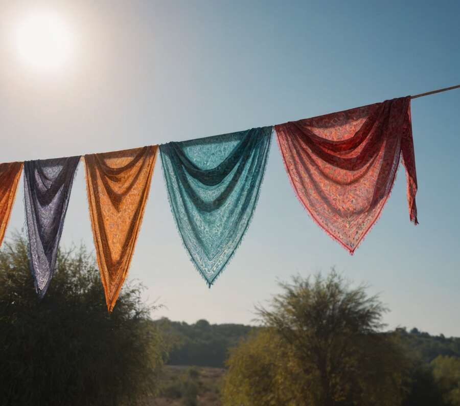 Drying Silk